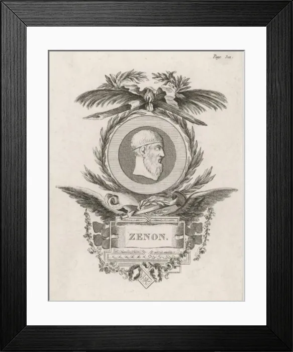 Framed Print : ZENON of Elea Greek philosopher Framed Print : ZENON of Elea Greek philosopher