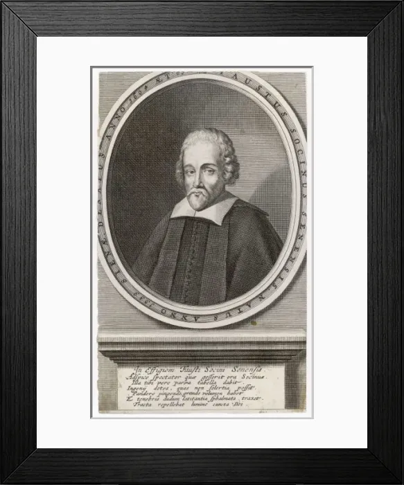 Framed Print : Fausto Paolo Socinus Framed Print : Fausto Paolo Socinus