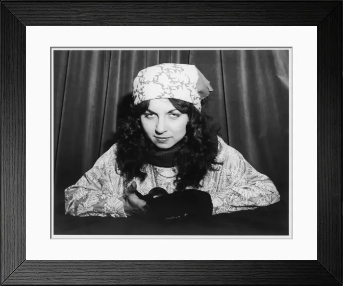 Framed Print : Holding a Crystal Ball Framed Print : Holding a Crystal Ball