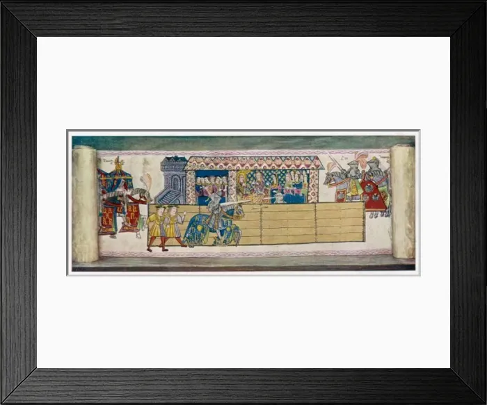 Framed Print : Jousts at Westminster Framed Print : Jousts at Westminster