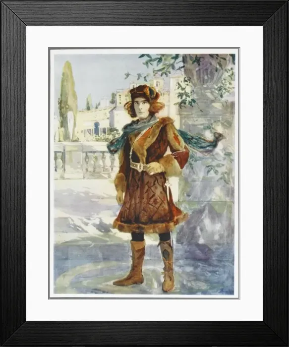 Framed Print : Harry Irving / Ayli 1903 Framed Print : Harry Irving / Ayli 1903
