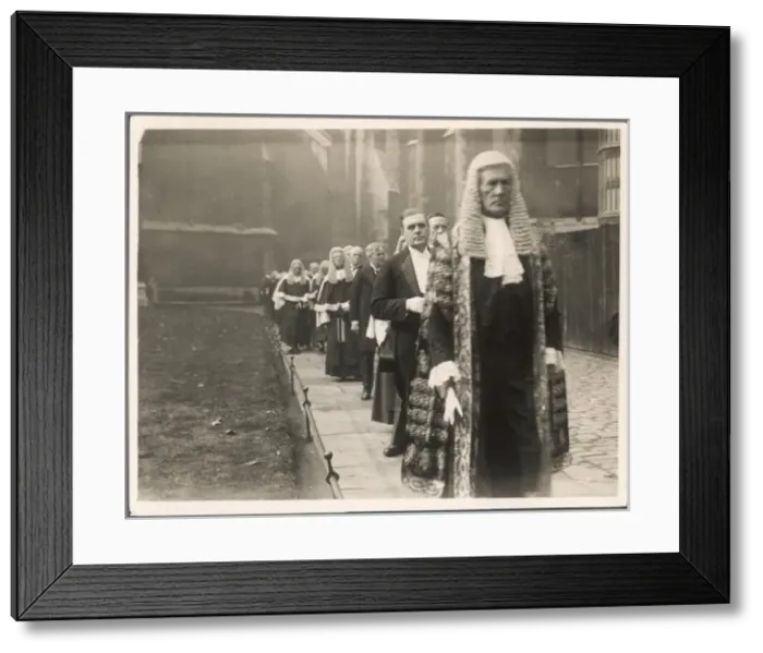 Framed Print : Procession of Judges Framed Print : Procession of Judges