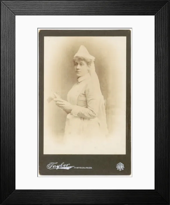 Framed Print : C19th Nurse / Photo Framed Print : C19th Nurse / Photo