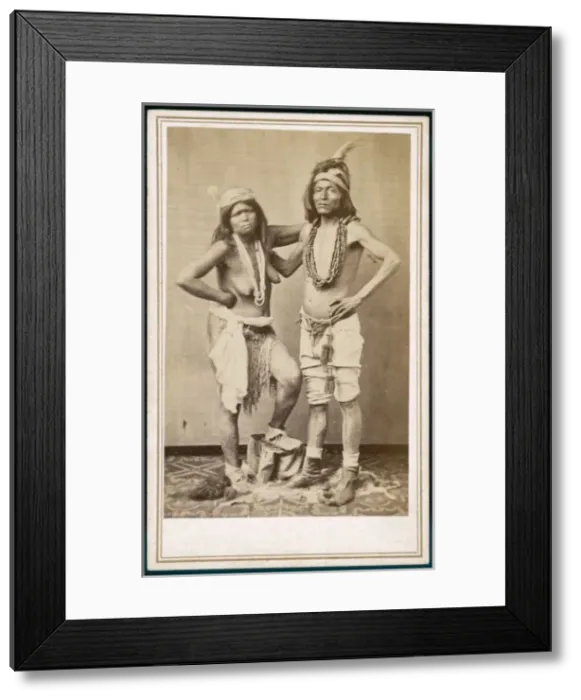 Framed Print : Racial / Digger Couple Framed Print : Racial / Digger Couple