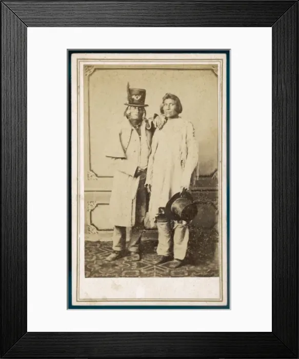 Framed Print : Racial / Digger Men 1866 Framed Print : Racial / Digger Men 1866