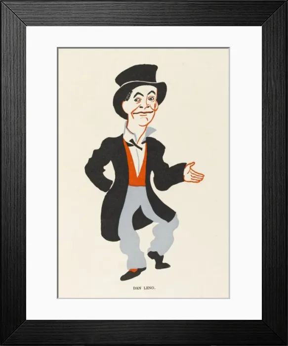 Framed Print : Dan Leno / 1927 Pyke Framed Print : Dan Leno / 1927 Pyke