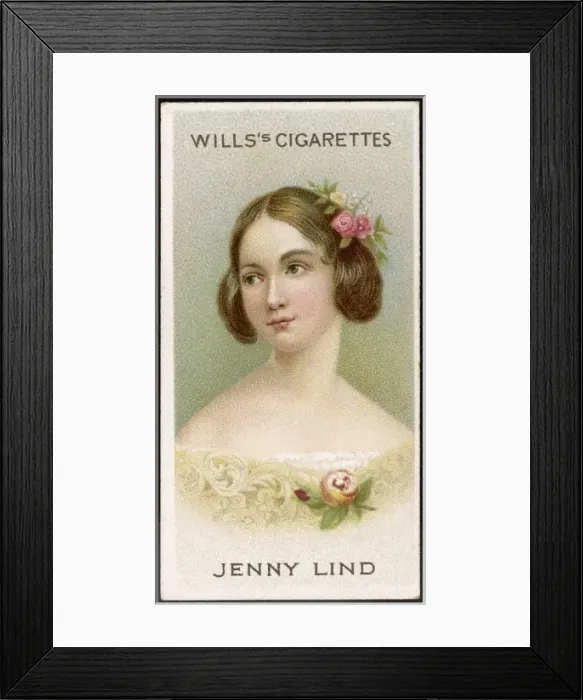 Framed Print : Jenny Lind / Cig Card Framed Print : Jenny Lind / Cig Card