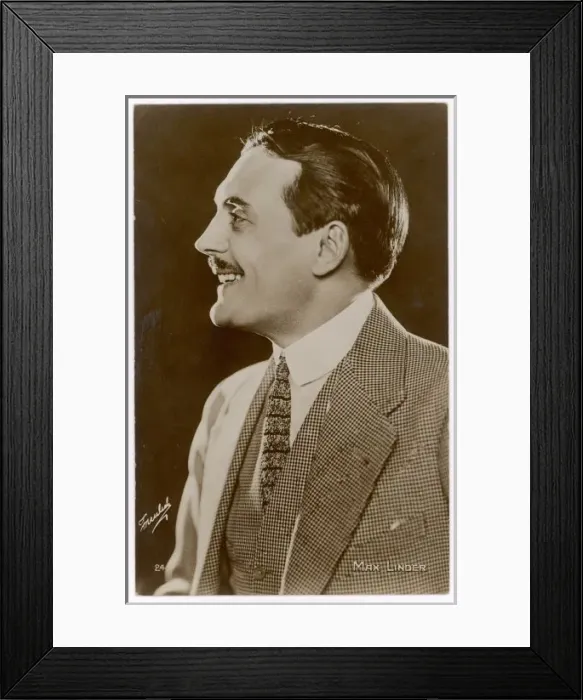 Framed Print : Max Linder / Postcard Framed Print : Max Linder / Postcard