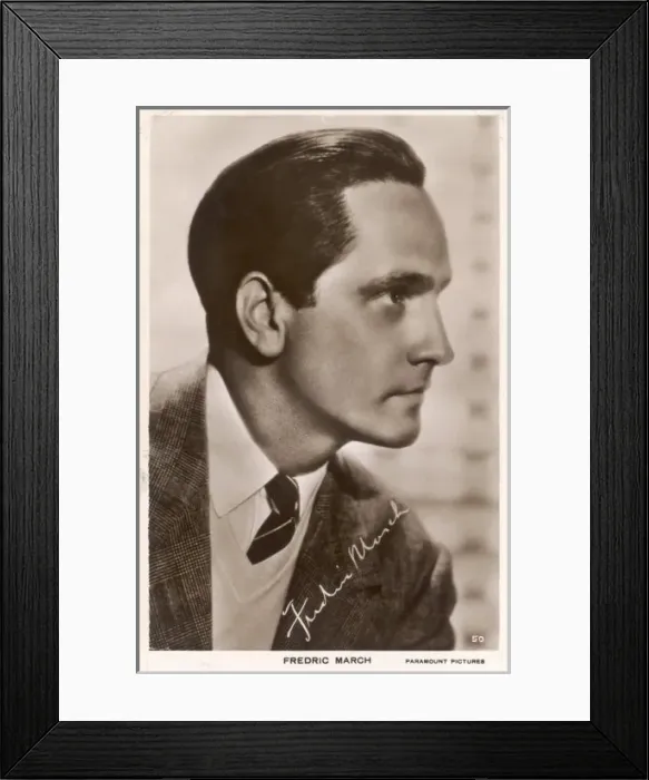Framed Print : Fredric March / Profile Framed Print : Fredric March / Profile