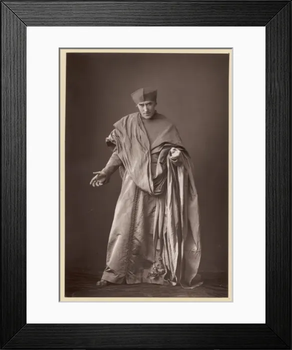 Framed Print : Irving as Wolsey Framed Print : Irving as Wolsey