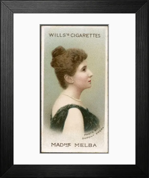 Framed Print : Nellie Melba / Cig Card Framed Print : Nellie Melba / Cig Card