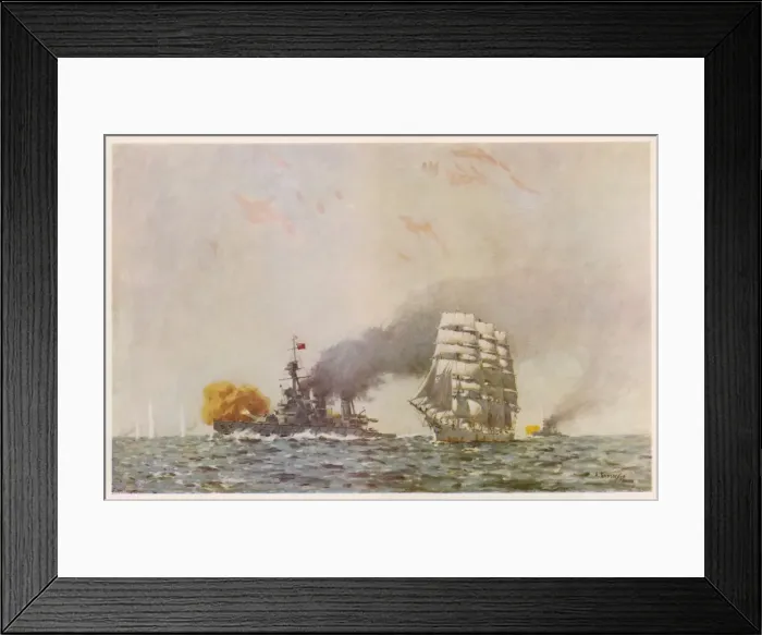 Framed Print : Battle of the Falklands Framed Print : Battle of the Falklands