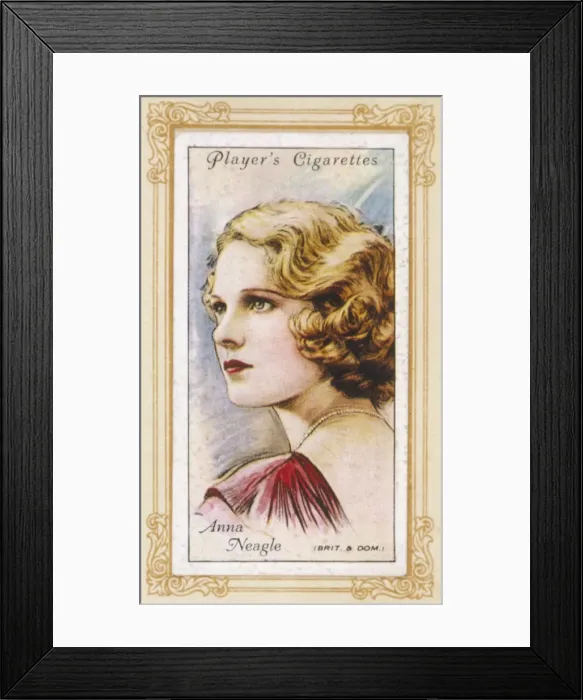 Framed Print : Anna Neagle / Cig Card Framed Print : Anna Neagle / Cig Card