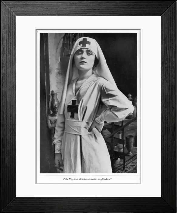 Framed Print : Pola Negri / As a Nurse Framed Print : Pola Negri / As a Nurse