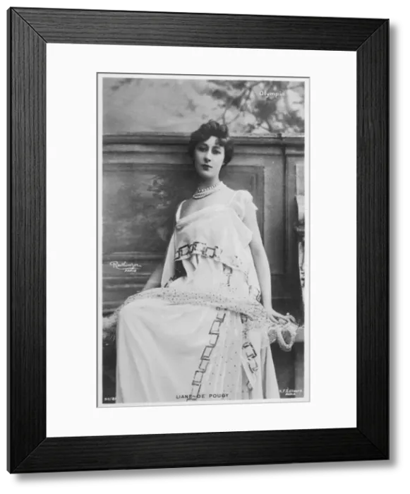 Framed Print : Liane De Pougy / Reutling Framed Print : Liane De Pougy / Reutling