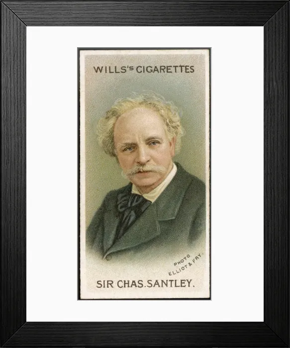 Framed Print : Charles Santley / Cig Card Framed Print : Charles Santley / Cig Card