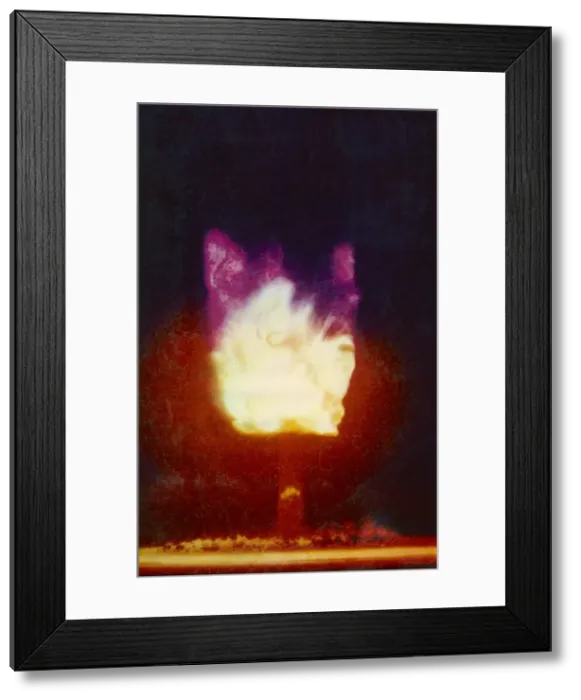 Framed Print : Atomic Bomb Test Framed Print : Atomic Bomb Test
