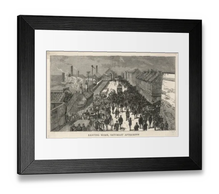 Framed Print : Leaving Work Framed Print : Leaving Work