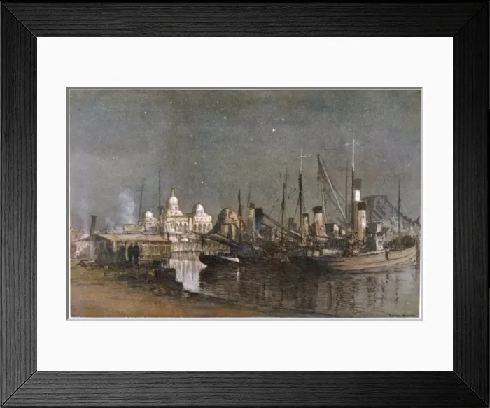 Framed Print : Ships at Port Said Framed Print : Ships at Port Said