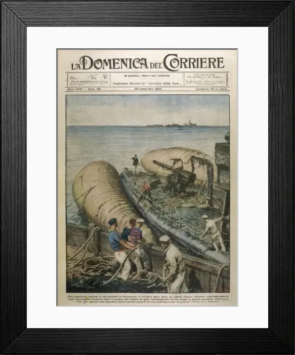 Framed Print : Raising Scuttled Ships Framed Print : Raising Scuttled Ships