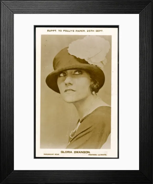 Framed Print : Gloria Swanson / Polly Framed Print : Gloria Swanson / Polly
