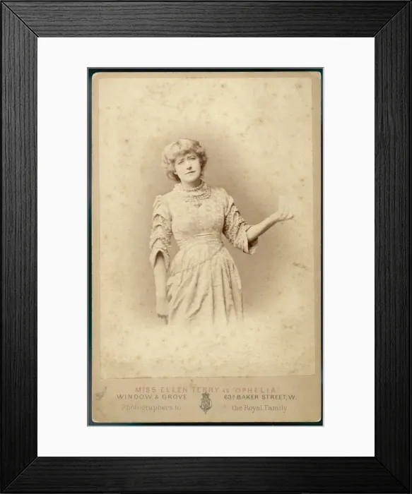 Framed Print : Ellen Terry / Window & G Framed Print : Ellen Terry / Window & G