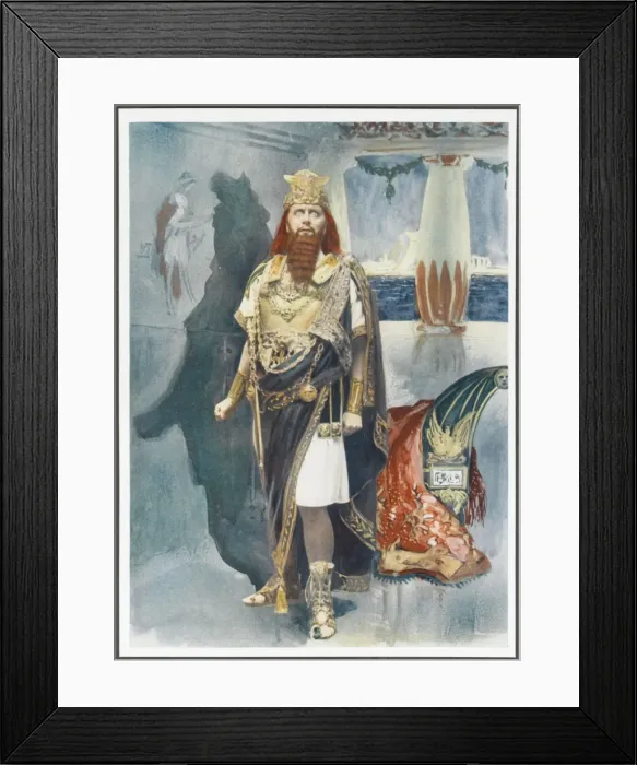 Framed Print : Beerbohm Tree / Herod 1903 Framed Print : Beerbohm Tree / Herod 1903