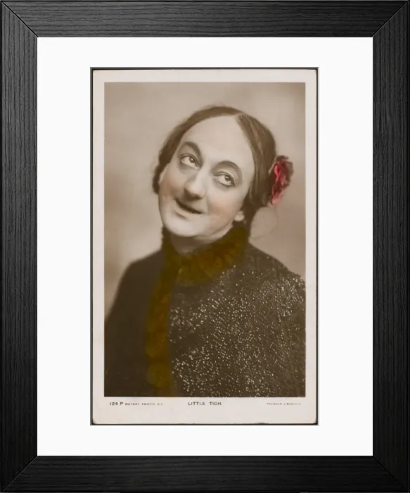 Framed Print : Little Tich / Postcard Framed Print : Little Tich / Postcard
