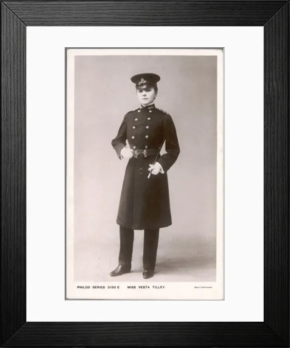 Framed Print : Vesta Tilley / Uniform Framed Print : Vesta Tilley / Uniform
