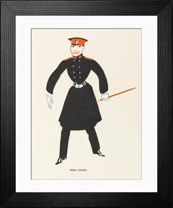 Framed Print : Vesta Tilley / E Pyke Framed Print : Vesta Tilley / E Pyke