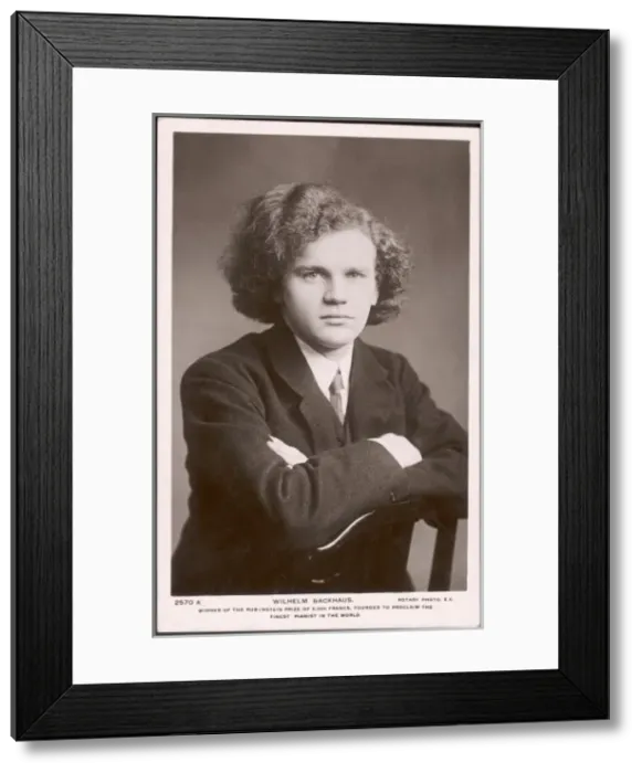 Framed Print : Wilhelm Backhaus / Rotary Framed Print : Wilhelm Backhaus / Rotary