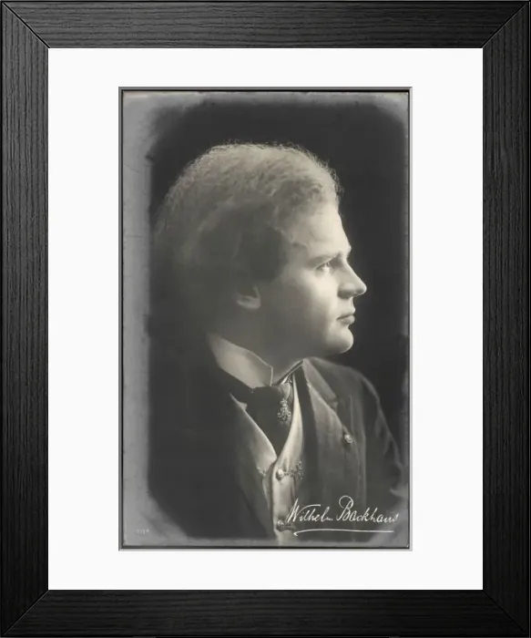 Framed Print : Wilhelm Backhaus Framed Print : Wilhelm Backhaus