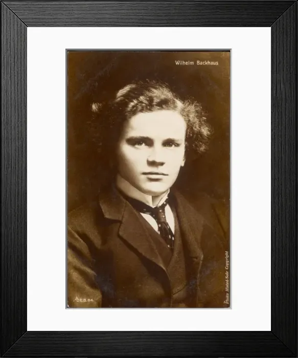 Framed Print : Wilhelm Backhaus  /  Histed