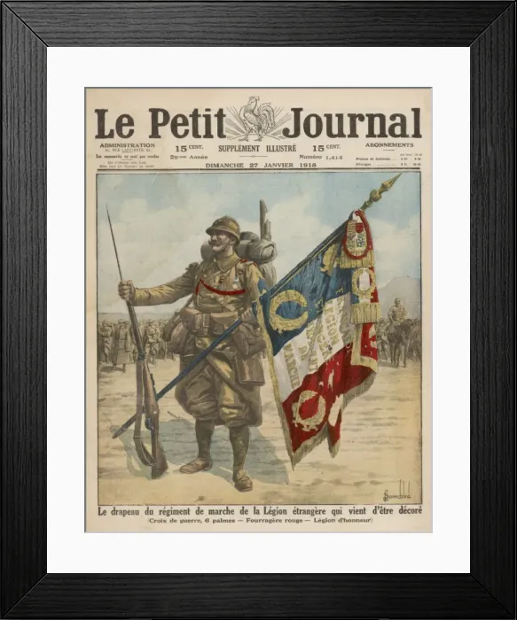 Framed Print : Legionnaire / 1918 Framed Print : Legionnaire / 1918