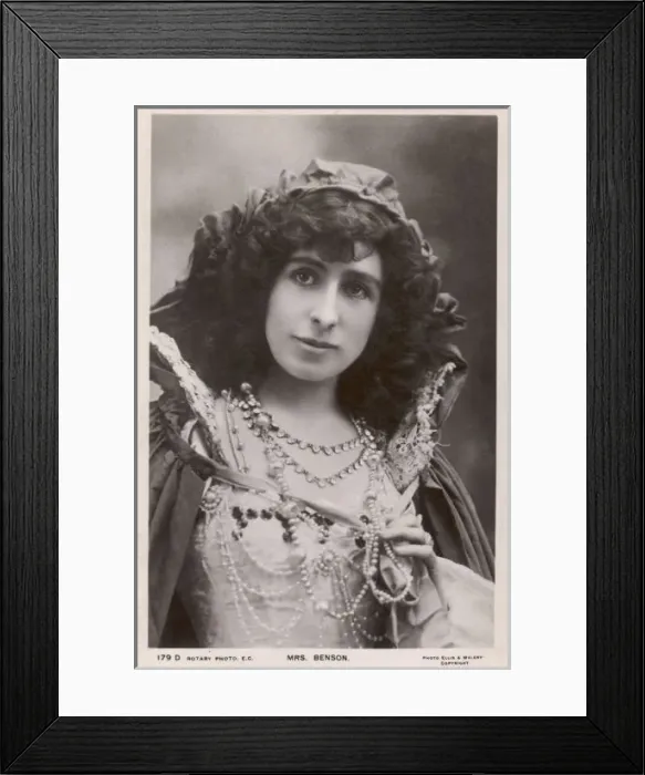Framed Print : Constance Benson / 1905 Framed Print : Constance Benson / 1905