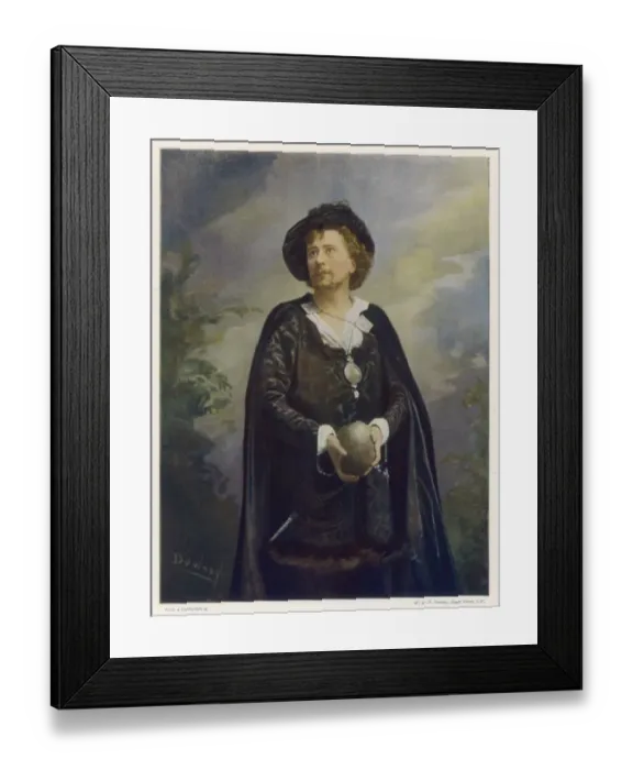 Framed Print : Beerbohm Tree / Hamlet Framed Print : Beerbohm Tree / Hamlet