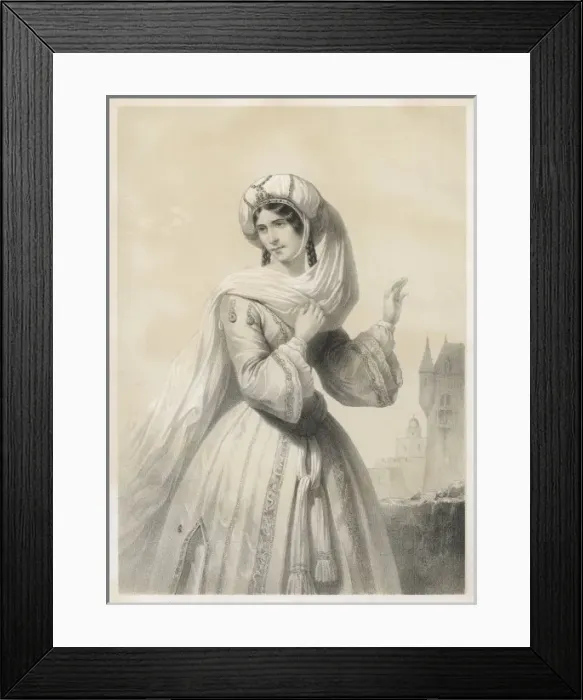 Framed Print : Halevy / La Juive / Rachel Framed Print : Halevy / La Juive / Rachel