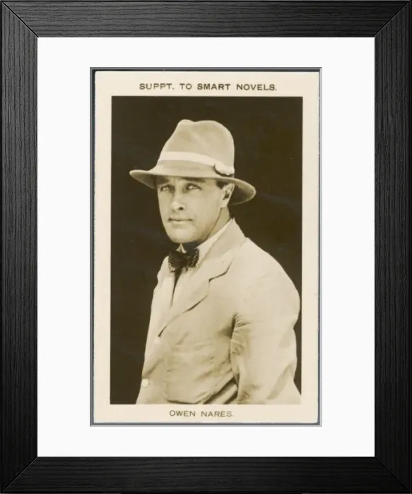 Framed Print : Owen Nares / Smart Novels Framed Print : Owen Nares / Smart Novels
