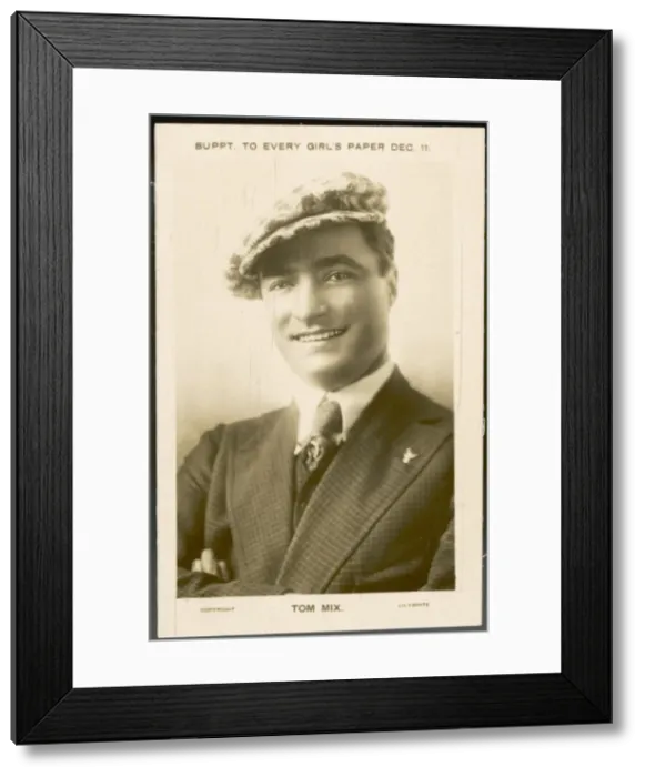 Framed Print : Tom Mix / Lilywhite Framed Print : Tom Mix / Lilywhite