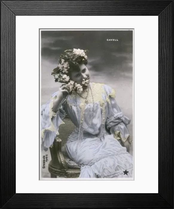 Framed Print : Cavell / Actress / Stebbing Framed Print : Cavell / Actress / Stebbing