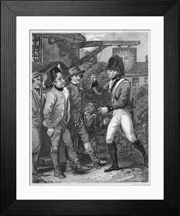 Framed Print : Recruiting Village Lads Framed Print : Recruiting Village Lads
