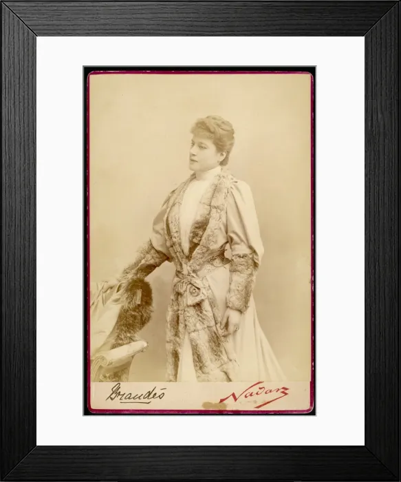 Framed Print : Marthe Brandes / Nadar Framed Print : Marthe Brandes / Nadar