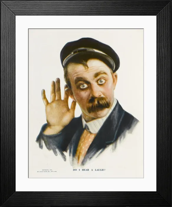 Framed Print : Chester Conklin / Flashes Framed Print : Chester Conklin / Flashes