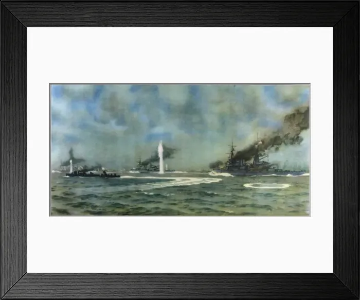 Framed Print : Battle of Jutland Framed Print : Battle of Jutland