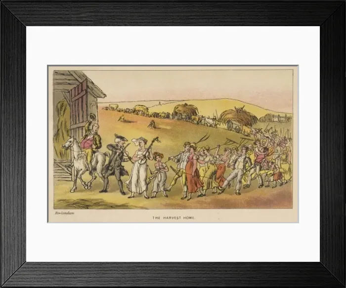 Framed Print : The Harvest Home Framed Print : The Harvest Home