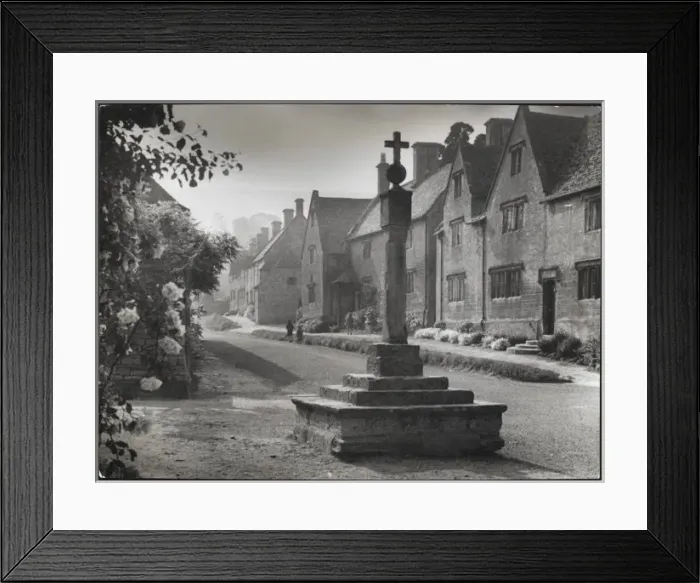 Framed Print : Old Cross / Stanton Framed Print : Old Cross / Stanton