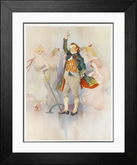 Framed Print : Willie Edouin / Players 03 Framed Print : Willie Edouin / Players 03