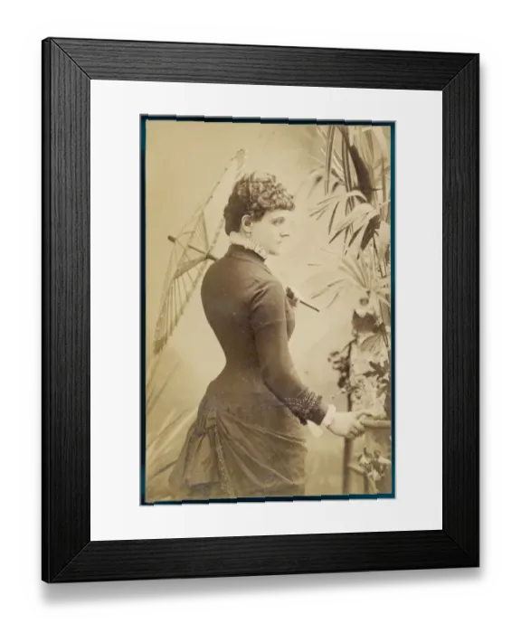 Framed Print : Kitty Maxse / Downey Sepia Framed Print : Kitty Maxse / Downey Sepia