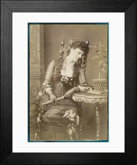 Framed Print : Kitty Maxse / Downey Sepia Framed Print : Kitty Maxse / Downey Sepia