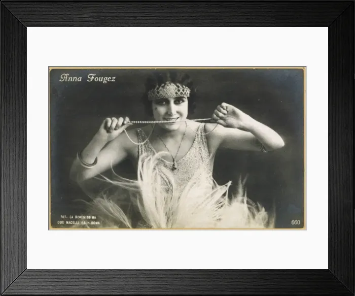 Framed Print : Anna Fougez / Postcard Framed Print : Anna Fougez / Postcard